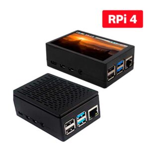 Case Raspberry Pi 4 B para Tela Display 3.5 Polegadas