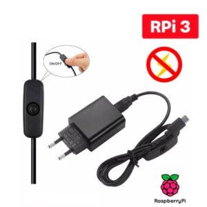 Fonte Bivolt para Raspberry Pi3 B E B+