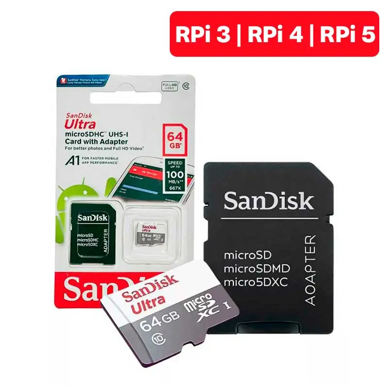 Cartão de Memória MicroSD 64gb Classe 10 Sandisk Original