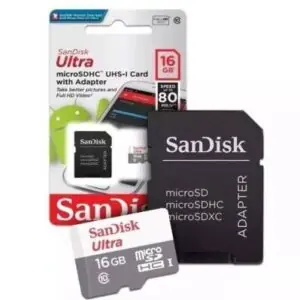 Cartão de Memória MicroSD 16gb Classe 10 Sandisk Original