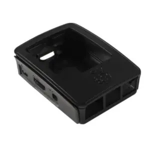 Case Oficial Preta para Raspberry Pi 3 Model B e B+