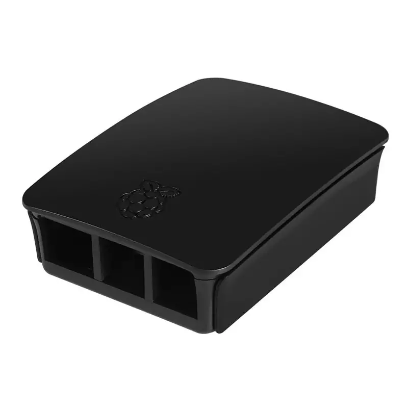 Case Oficial Preta para Raspberry Pi 3 Model B e B+