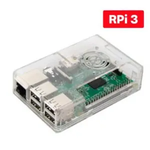 Case Raspberry Model Pi3 B ou B+ Transparente