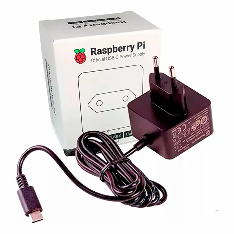 Fonte Carregador Oficial 3a 15.3w Usb C Para Raspberry Pi4