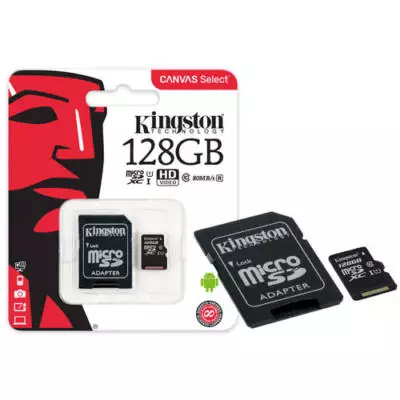 Cartão de Memória Kingston Micro SD 128gb Classe 10