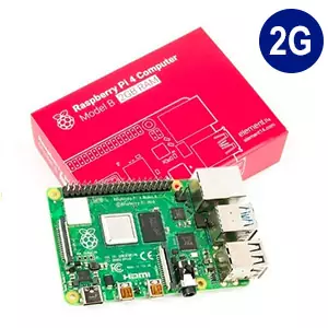 Raspberry Pi 4 Model B 2GB + Case