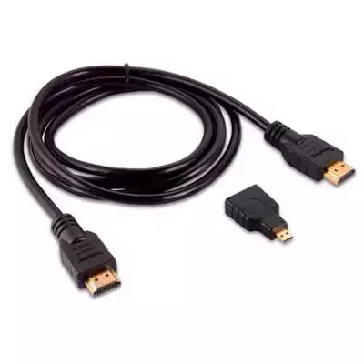 Cabo Hdmi + Adaptador Micro Hdmi