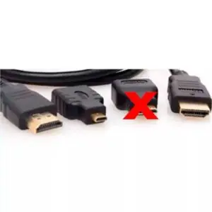 Cabo Hdmi + Adaptador Micro Hdmi