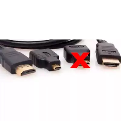 Cabo Hdmi + Adaptador Micro Hdmi