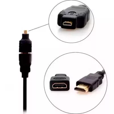 Cabo Hdmi + Adaptador Micro Hdmi