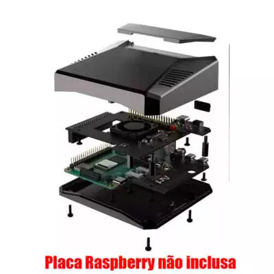 Case Argon One M.2 Sata p/ Raspberry Pi 4