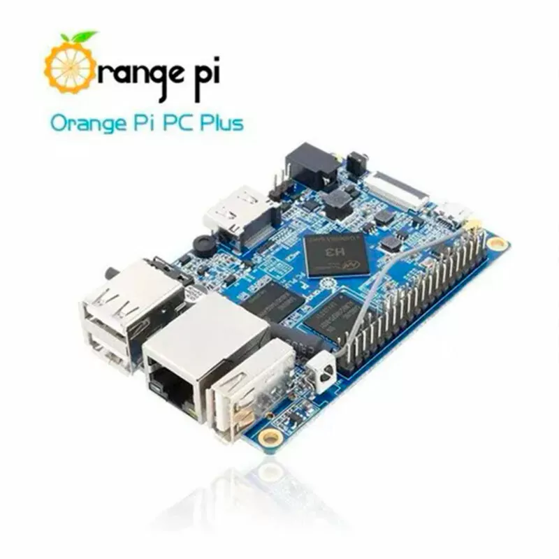 Orange Pi PC Plus H3 Quad-Core c/ 1GB de Ram, 8GB eMMC e WiFi