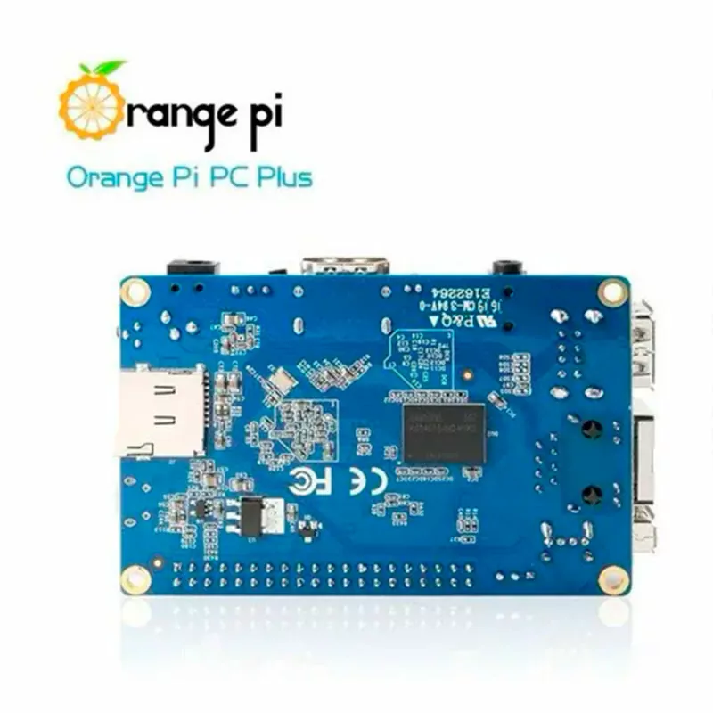 Orange Pi PC Plus H3 Quad-Core c/ 1GB de Ram, 8GB eMMC e WiFi