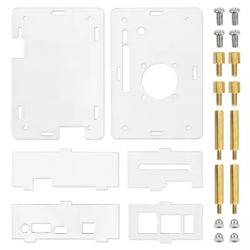 Kit com Case + Cooler + Dissipadores para Orange Pi 4 LTS