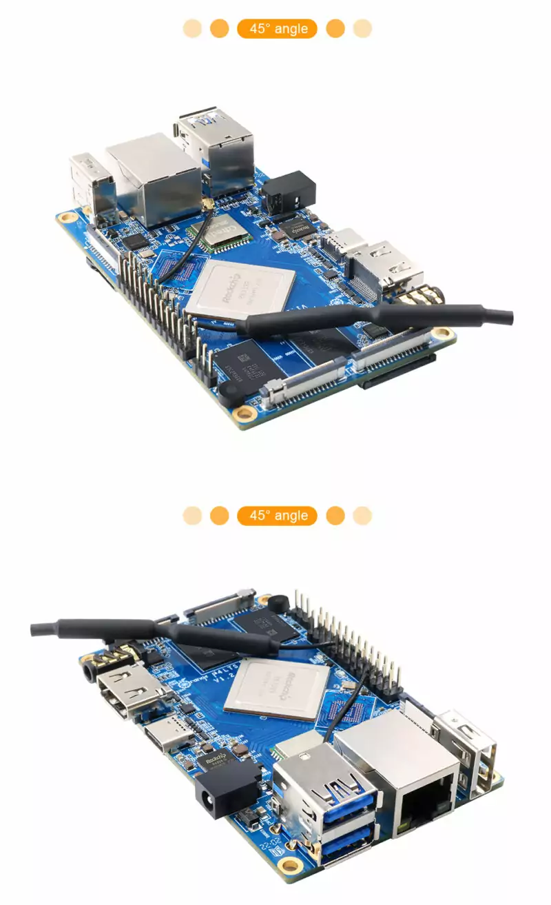 Orange Pi 4 LTS 4GB de Ram c/ Wifi + Bluetooth