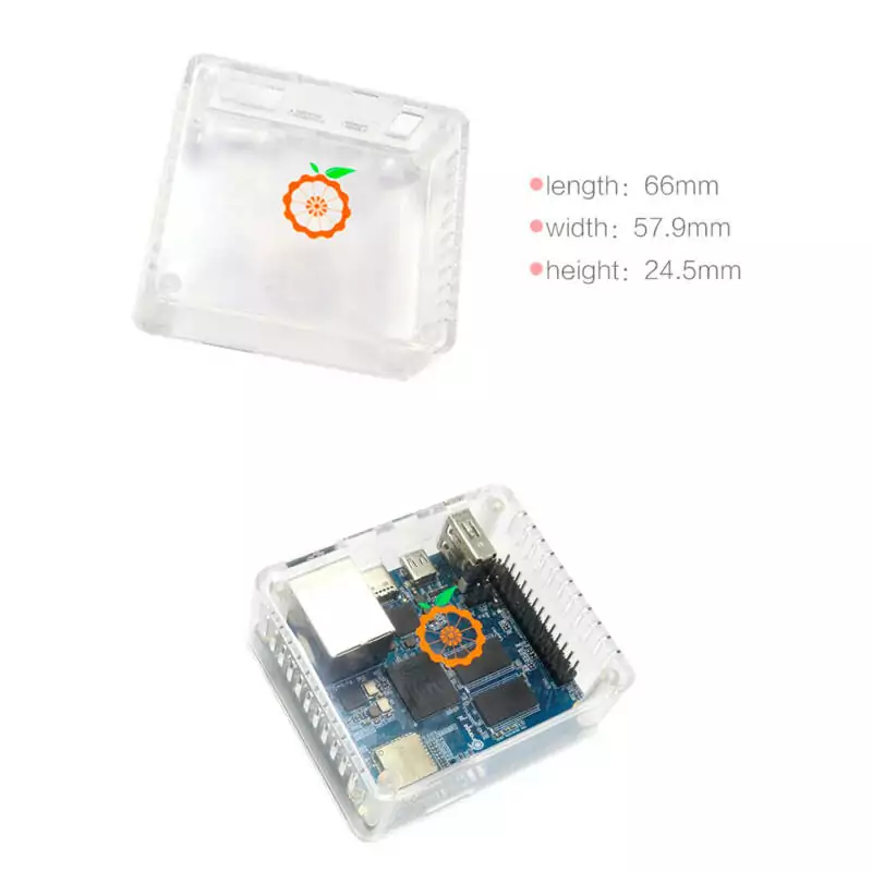 Orange Pi Zero2 H616 1GB RAM + Case