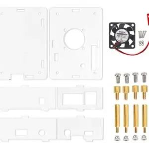 Kit com Case + Cooler + Dissipadores para Orange Pi 3 LTS