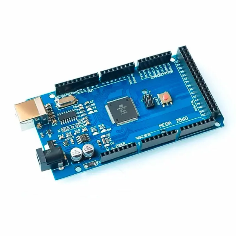 Placa Mega 2560 R3 (driver CH340G) compatível c/ Arduino