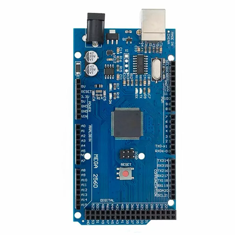 Placa Mega 2560 R3 (driver CH340G) compatível c/ Arduino