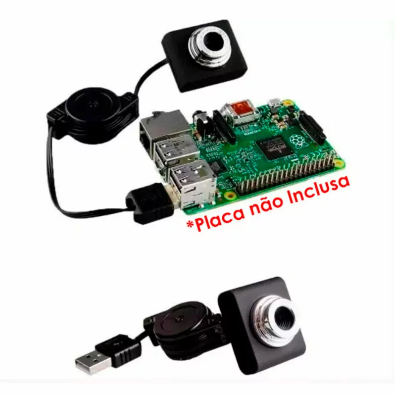 Câmera USB 5MP para Raspberry Pi