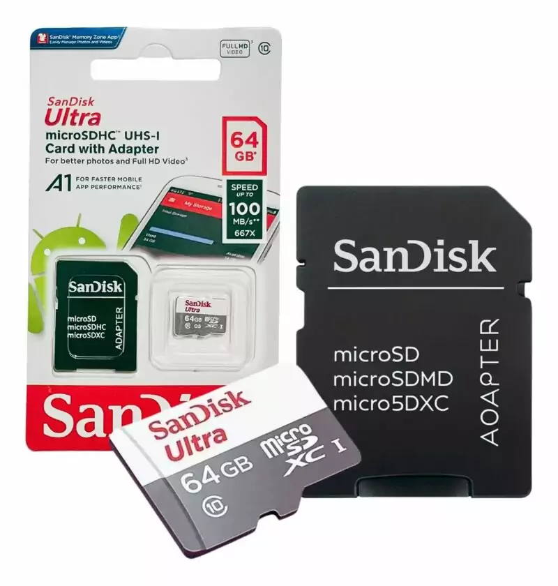 RPi3/RPi4/RPi5 Cartão Classe 10 Sandisk Ultra Original