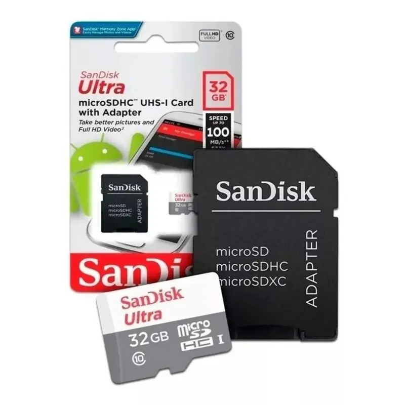 Cartão de Memória MicroSD 32gb Classe 10 Sandisk Original