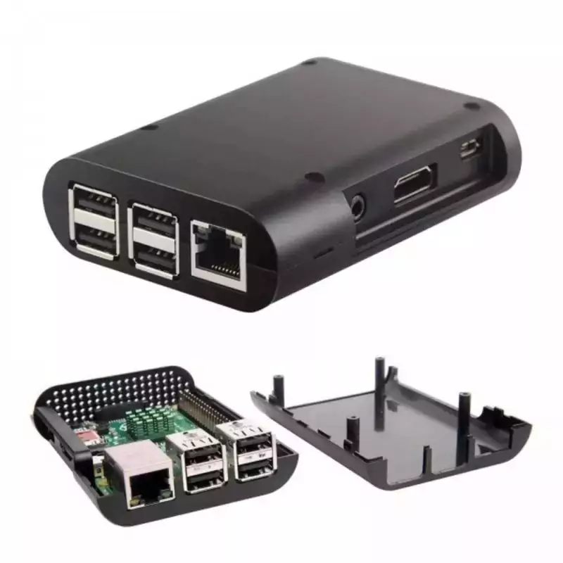 Raspberry Pi 3 B+(Plus) + Case e Dissipadores