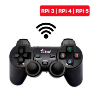 Controle Joystick Analógico Sem Fio Wireless 4 Em 1