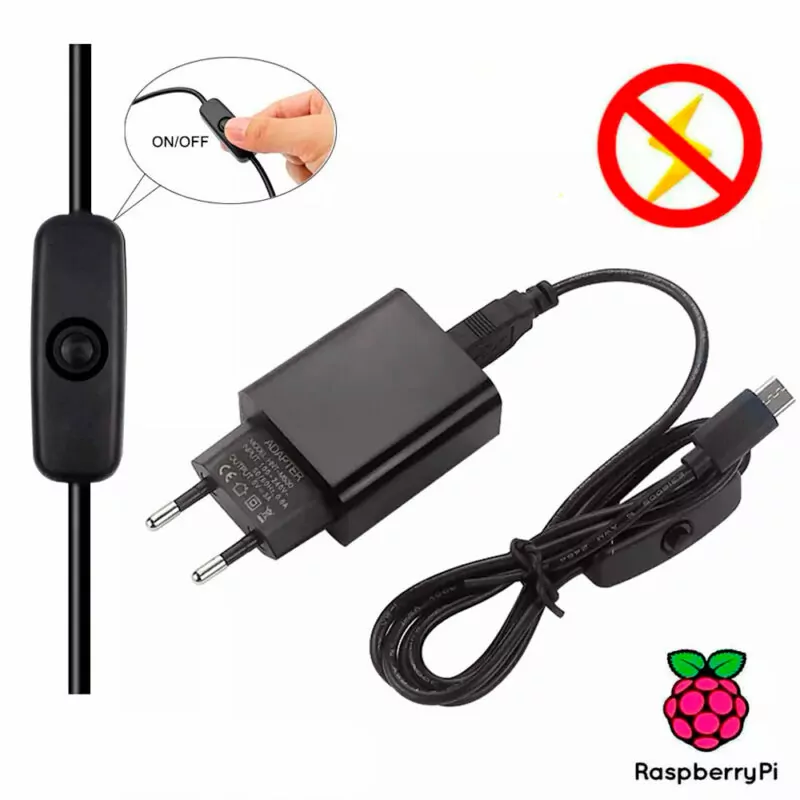 Kit Raspberry Pi 3 Model B+(Plus) c/ Case, Fonte, Cooler e Dissipadores