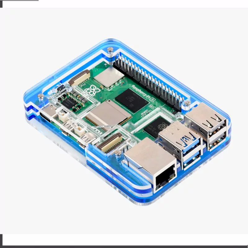 Case em Acrílico de 5 camadas para Raspberry Pi 5