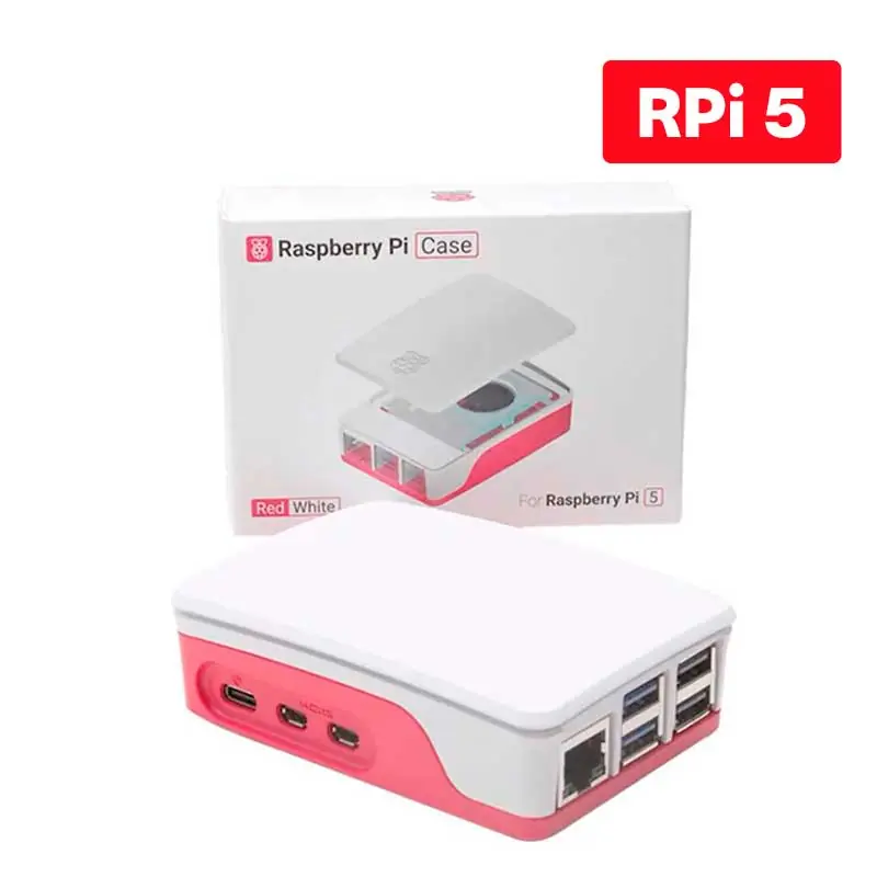 Case Oficial para Raspberry Pi 5 c/ Cooler Fan