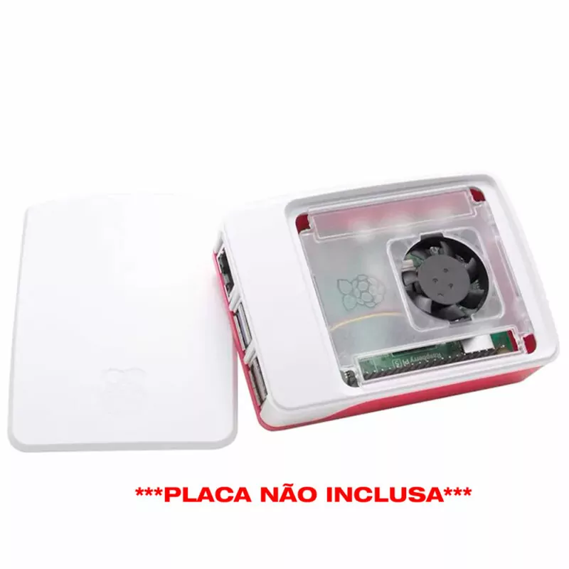 Case Oficial para Raspberry Pi 5 c/ Cooler Fan