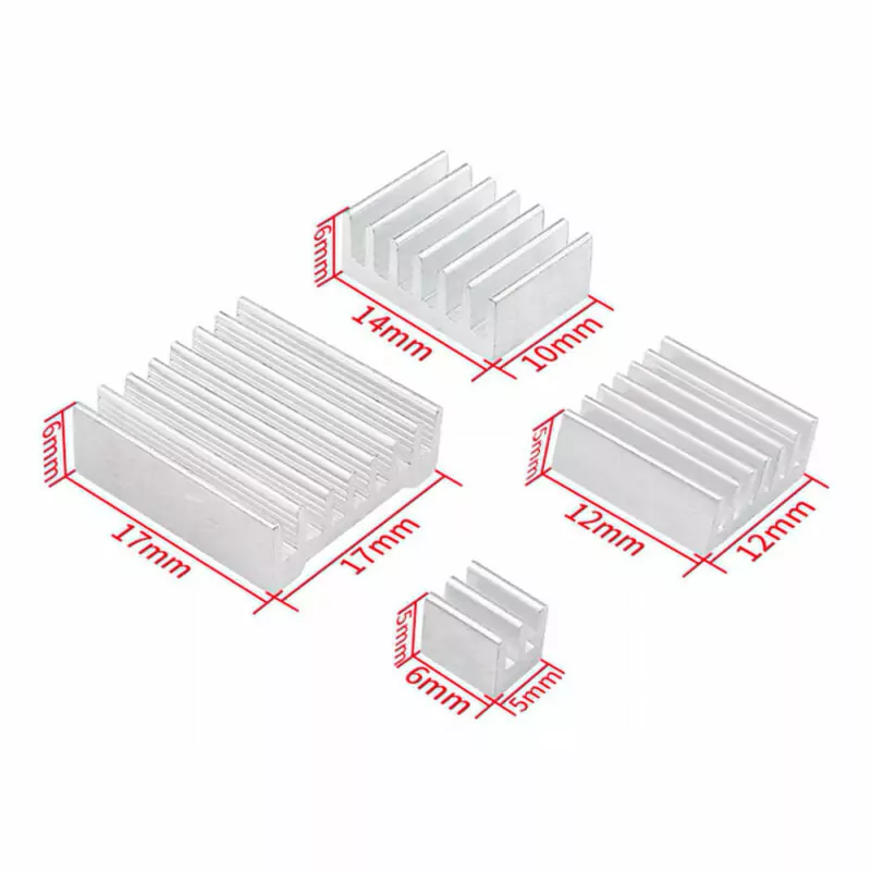 Case em ABS + Cooler Fan e Dissipadores para Raspberry Pi 5