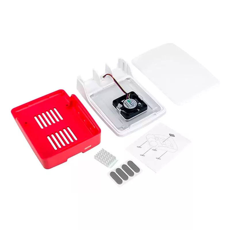 Case Oficial para Raspberry Pi 5 c/ Cooler Fan