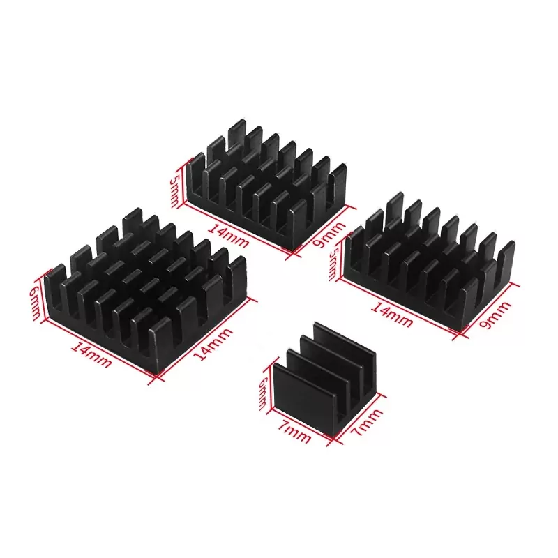 Dissipadores de Calor para Orange Pi 5 (4 Unid)