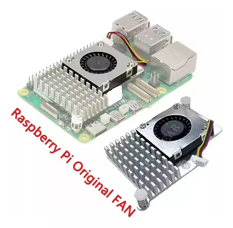 Kit Raspberry Pi 5 4GB c/ Case + Active Cooler Oficial e Fonte 27W