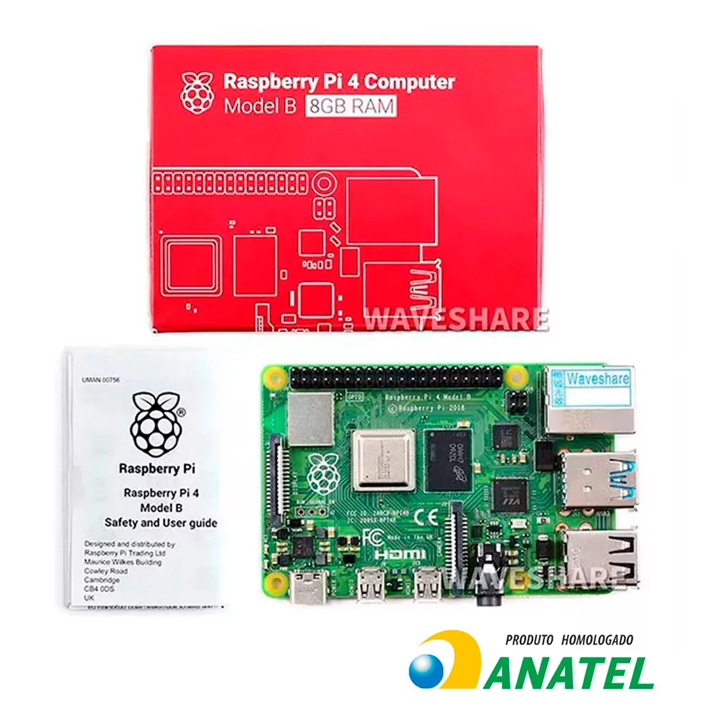 Placa Raspberry Pi 4 Model B 8GB