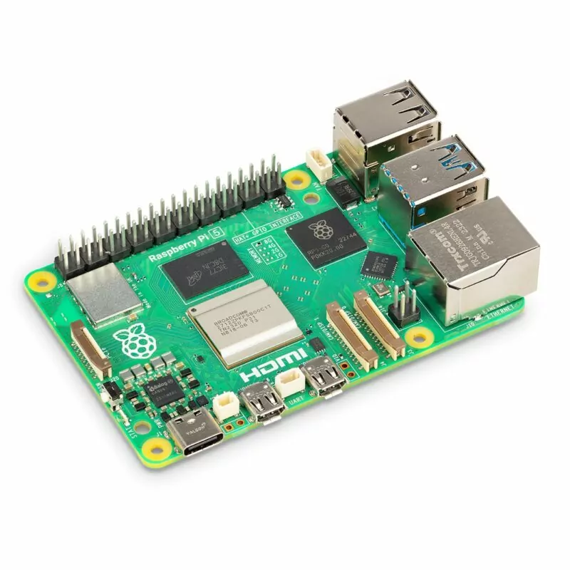 Kit Raspberry Pi 5 8GB c/ Case Metal c/ Cooler Fan e Fonte 27W