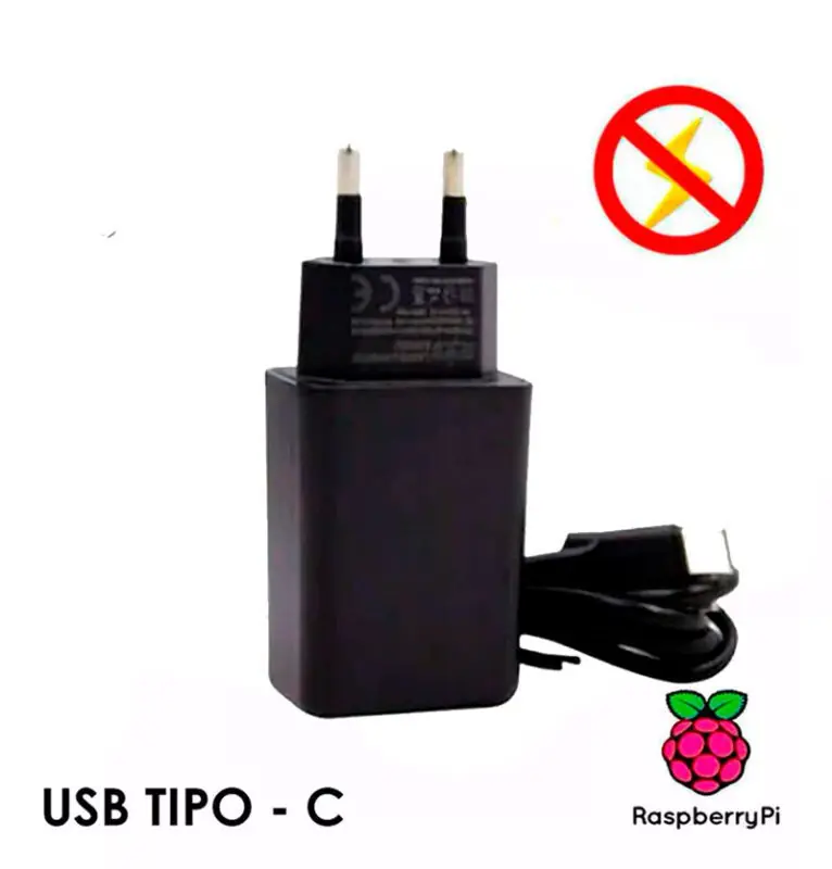 Fonte USB Tipo C 5V para Raspberry Pi 4