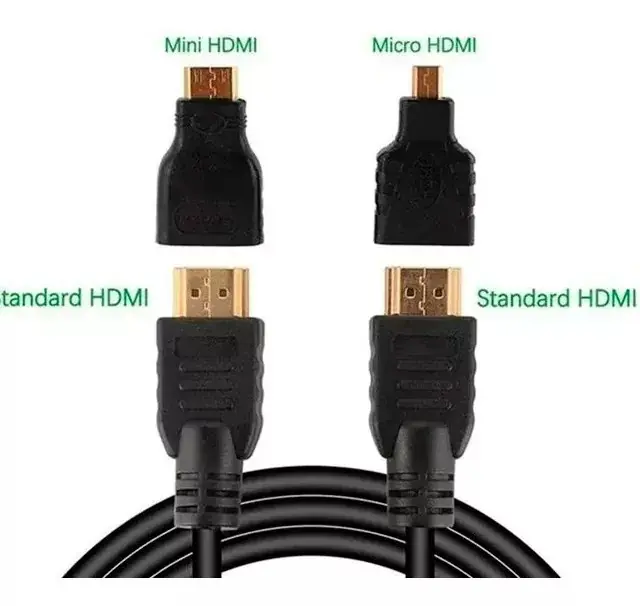 Cabo Hdmi 1.5m It-blue Kit Adaptadores 3 Em 1 Le-6623