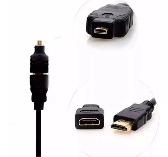 Cabo Hdmi 1.5m It-blue Kit Adaptadores 3 Em 1 Le-6623