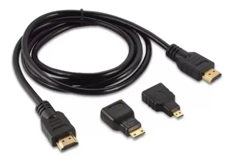 Cabo Hdmi 1.5m It-blue Kit Adaptadores 3 Em 1 Le-6623